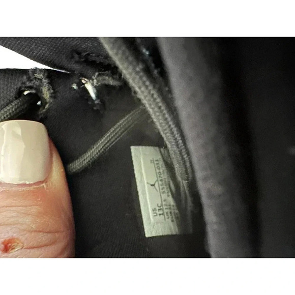 Nike Air Jordan Flight Club '91 555472-031 GS Missing Insoles Sneaker Size‎ 13C - Picture 10 of 11